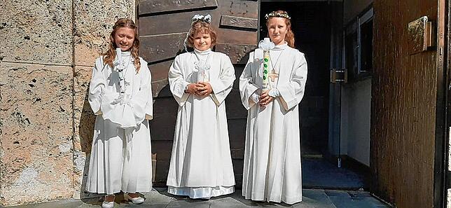 Bild 2: Das sind die Kommunionkinder auf der Baar