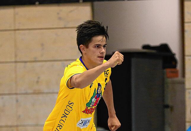 Der damals 18 -jährige Patrick Volz im Jahr 2017 bei der HSG Konstanz 2.
