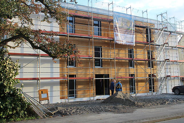 Das neue Wohnhaus der Anneliese-Bilger-Stiftung in Gottmadingen soll Anfang 2020 bezugsfertig sein.