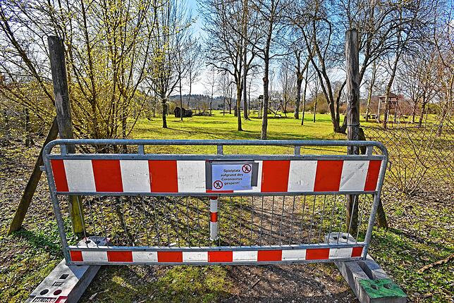 Gesperrt sind alle Spielplätze in Hüfingen. Auch der Spielplatz am Festplatz.
