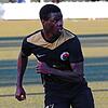 Abdoulie Mboob vom Türk. SV Singen ist aktuell der erfolgreichste Verbandsliga-Torjäger – 26 Treffer hat er in dieser Saison bereits ...