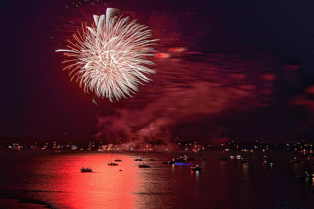 Bild 10: Bilder vom Seehasenfest-Feuerwerk 2022