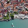 Blick auf die historische Altstadt Überlingen.
