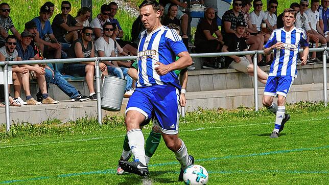 Aufwärtstendenz: Dominik Wohner (hier ein Archivbild) und der SV Karsau sind nach dem 3:2-Sieg beim TuS Kleines Wiesental neuer ...