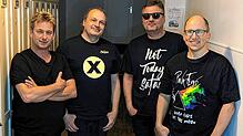 Die Mitglieder der Band Utopia X mit (von links) Mathias Wüst, Mario Stracuzzi, Marco Hiss und Jürgen Kallfass. Sie laden auf Samstag ...