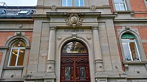 Das Amtsgericht in Überlingen von außen.