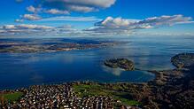 Konstanz aus der Luft.