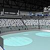 In diesem Stehplatz-Bereich der Helios-Arena sollen künftig rund 2000 Wild Wings-Fans Platz haben.