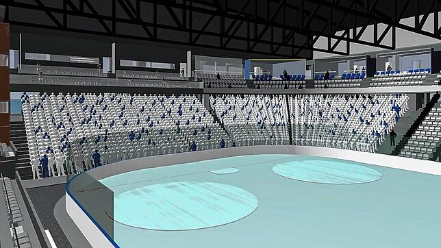 In diesem Stehplatz-Bereich der Helios-Arena sollen künftig rund 2000 Wild Wings-Fans Platz haben.