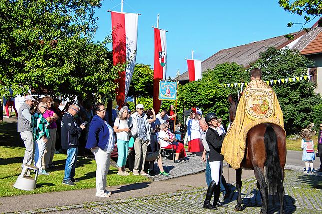 Bild 15: 50 Reiter bei der Pferdesegnung