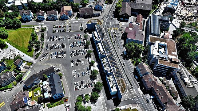 Der Frauenfelder Marktplatz ist als einer von fünf städtischen Parkplätzen Teil des Projektes &bdquo;Smart Parking&ldquo;.