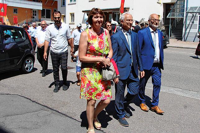 Bild 11: Patrozinium und 50 Jahre Freundschaft: Bonndorf hatte allen Grund zum Feiern