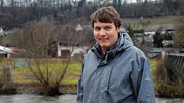 Nikals Nüssle (26) aus Wutöschingen tritt für Bündnis 90/Die Grünen als Kandidat bei den Landtagswahlen im März an. Bild: Gerald Edinger