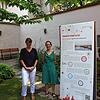 Marion Klose und Charlotte Biskup (von links) sind derzeit in Sachen &bdquo;Smart City&ldquo; unterwegs. Das Modellprojekt ist als ...