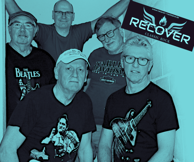 Die Band „Recover“ spielt an der Musiknacht am 17. Juni im Bistro „New York“ Classic-Rock.