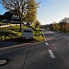 Ein teilstationärer Blitzer: Dieses Archivbild zeigt einen Blitzer des Schwarzwald-Baar-Kreises, der in St. Georgen am Ortsausgang in ...