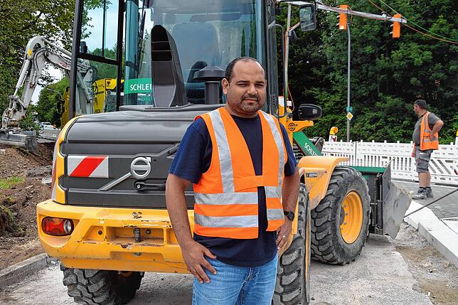 Anouar Sahbani vom Regierungspräsidium Freiburg ist Projektleiter für die Kreuzungsarbeiten am westlichen Ortseingang von Bad Säckingen.