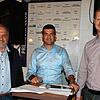 Der FC Radolfzell lud zu seiner Generalversammlung OB Martin Staab (l.) und seinen Herausforderer im Amt, Simon Gröger (r.) zu einer ...