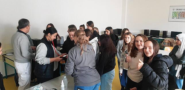 Am neu geschaffenen Tag der Ausbildung hatten die Schüler Gelegenheit, sich über drei Betriebe ihrer Wahl zu informieren.
