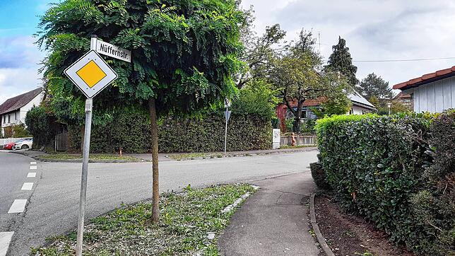 Die Nüffernstraße in Neufrach.