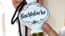 Nostalgie aus der Waldshuter Rats-Apotheke (Archivbild): Mit diesem Keramik-Knauf wurde einst die Nachtglocke betätigt.