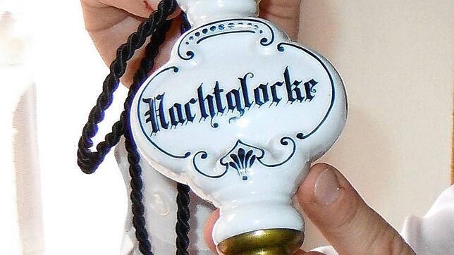 Nostalgie aus der Waldshuter Rats-Apotheke (Archivbild): Mit diesem Keramik-Knauf wurde einst die Nachtglocke betätigt.