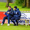Das Trainerteam des Hegauer FV, Lars Kohler (links) und Rodolfo Piraino, musste sich trotz 3:1-Führung dem FC Radolfzell beim 3:4 noch ...