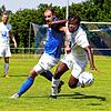 Der BC Konstanz-Egg (links Daniel Kanas) gastierte im Juni 2022 in der Aufstiegsrelegation zur Bezirksliga beim TuS Immenstaad (Ruben ...