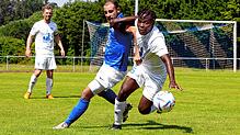 Der BC Konstanz-Egg (links Daniel Kanas) gastierte im Juni 2022 in der Aufstiegsrelegation zur Bezirksliga beim TuS Immenstaad (Ruben ...