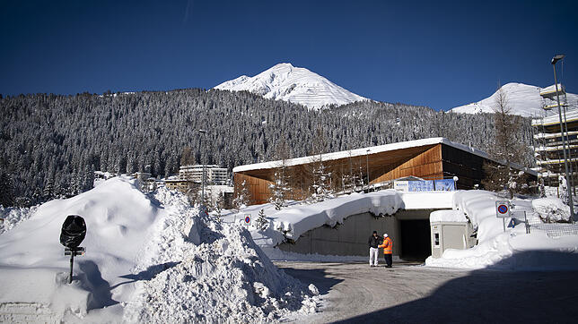 Idyllischer geht es kaum: Das WEF in Davos sticht auch durch die atemberaubende Alpenkulisse des Tagungsorts hervor.