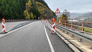 Bei der Sanierung der Gutachtalbrücke startet am Montag, 12. August, der letzte Bauabschnitt.