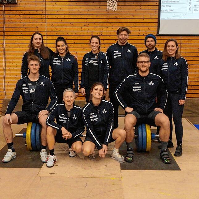 Das Team vom Athletikclub Konstanz beim letzten Wettkampf.