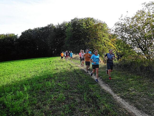 Immer samstags treffen sich die Gruppen des Lauftreffs zu ihren Runden auf dem Gehrenberg.