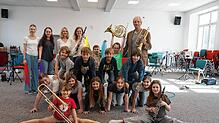 Manege frei heißt es am Samstag, 10. Mai, beim Kinderkonzert der Stadtmusik Waldshut, hier das Orchester Kunterbunt mit Dirigent Frank ...