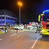 Die Unfallstelle auf der Konstanzer Reichenaustraße. Der Aufprall ging vergleichsweise glimpflich aus.