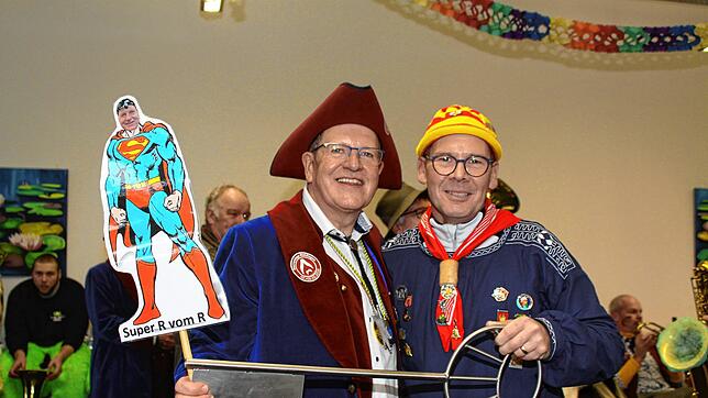 Zunftmeister Reinhard Traber und Bürgermeister Torsten Scigliano.