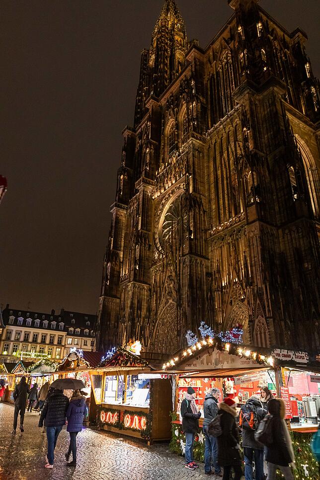 Der Weihnachtsmarkt in Straßburg ist bis 30. Dezember geöffnet.