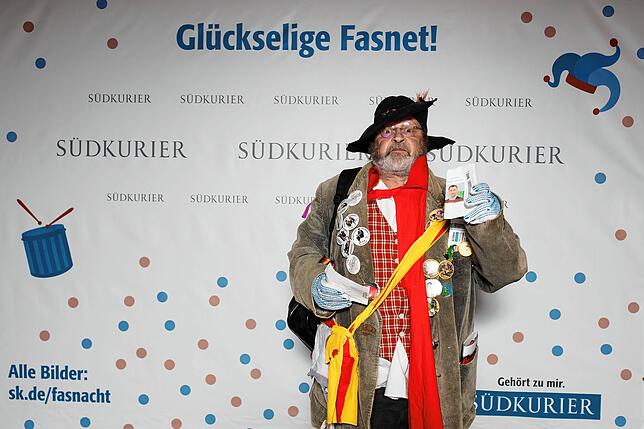 SÜDKURIER Fotowand beim Stockacher Narrengericht 2020