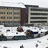 Im Verzug: Die Arbeiten am Anbau des Klinikums Hochrhein liegen sechs Wochen hinter dem Zeitplan. Bild: Juliane Schlichter