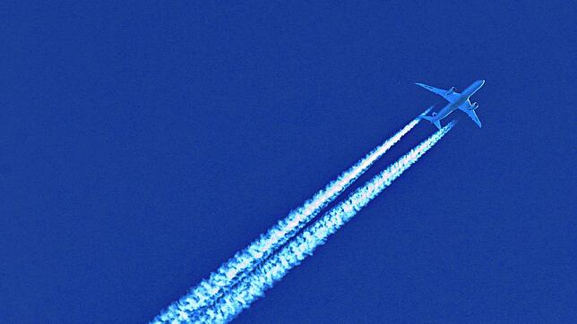 Am blauen Himmel fliegt ein Flugzeug: Wohin reisen die Menschen nach den Lockerungen der Coronamaßnahmen jetzt wieder besonders gern?