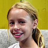 Soraya, 12 Jahre, kommt aus Kreuzlingen zum Parkour-Training.