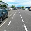 Der Schutzstreifen in der Werner-von-Siemens-Straße macht das Radeln sicherer.