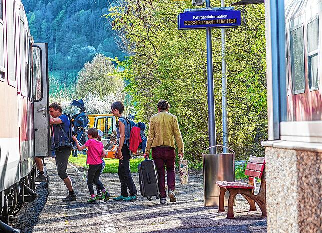 Besonders bei Urlaubern und Tagesbesuchern ist die Donautalbahn beliebt.