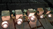 Diese Stolpersteine werden bald in der Waldstraße 11 im Boden sein. Hier lebte einst die Familie Bikart.
