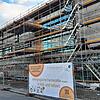 Die Arbeiten am sechszügigen Kindergarten in Stefansfeld gehen voran. Aktuell beginnt die Eindeckung des Daches. Das Bild zeigt den ...