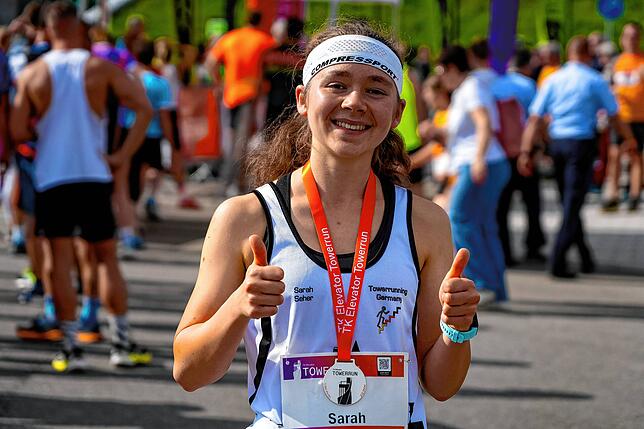 Bild 6: Atemberaubende Höchstleistungen beim Towerrun 2025