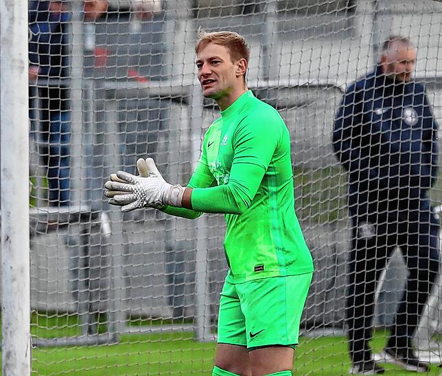 Luca Schmid ist laut den Trainern mit großem Abstand der beste Torhüter der Landesliga-Hinrunde.