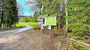 Der Rohrhardsberger Weg vom Mühlebühl zum Skilift Rohrhardsberg soll Zug um Zug saniert werden. Bild: Christel Börsig-Kienzler