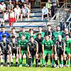 Finalisten sind parat: Vor dem Anpfiff von Manuel Werner (links) zum Endspiel um den Küssaburg-Pokal beim SC Lauchringen waren beide ...