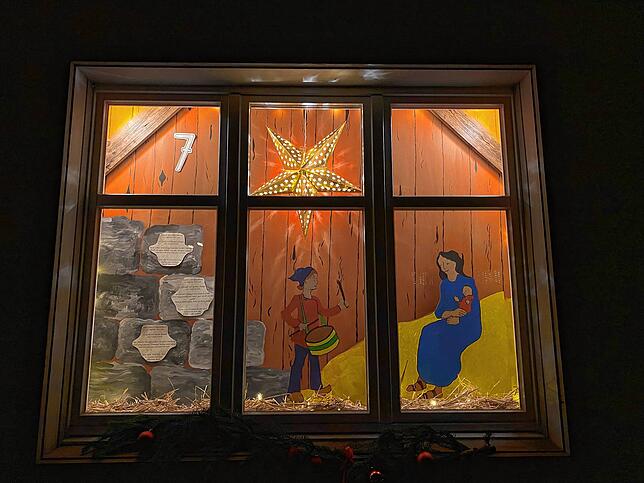 Das Fenster Nummer sieben in der Küssaburgstraße 20 in Geißlingen.